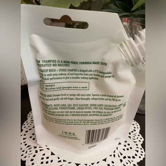 🆕🌿 ECOTOOLS MAKE-UP BRUSH & SPONGE SHAMPOO. BRAND NEW SEALED. FRGRANCE FREE! - Picture 2 of 6